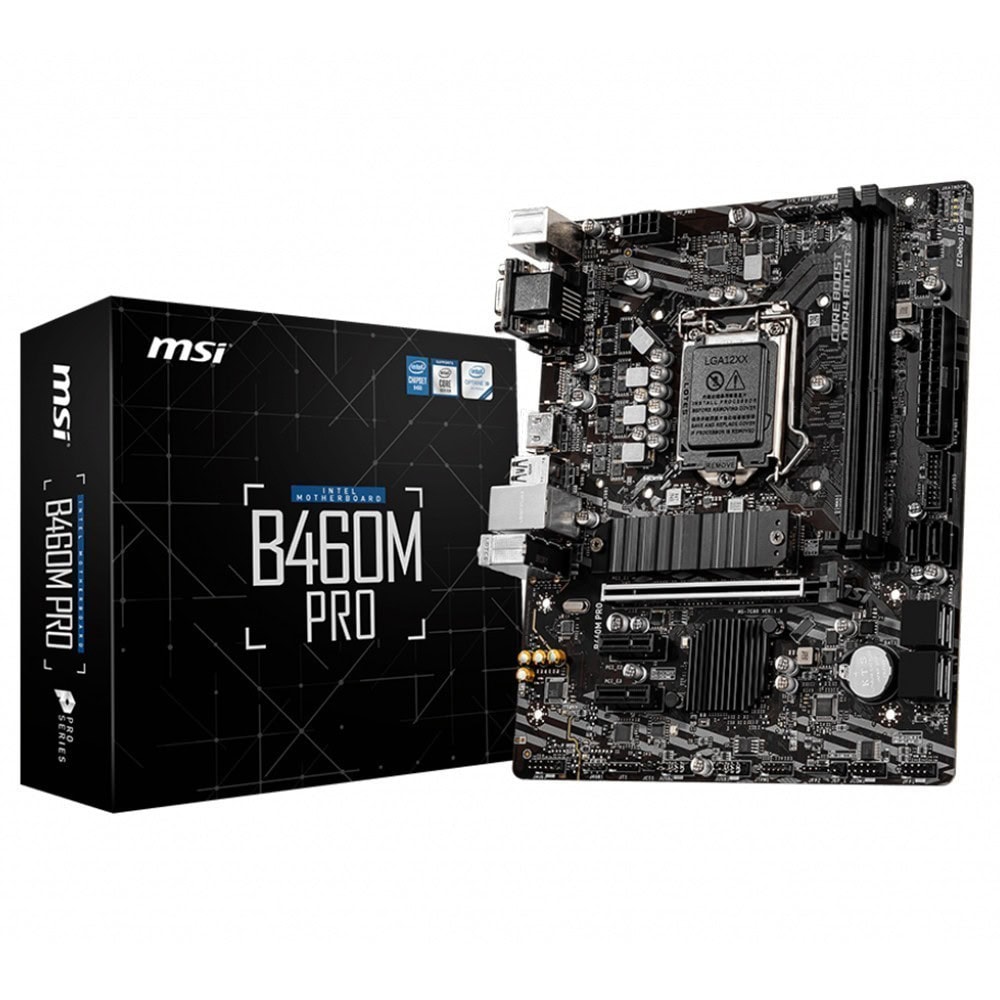 Msi B460m Pro 2933mhz Ddr4 Soket 1200 M 2 Matx Anakart