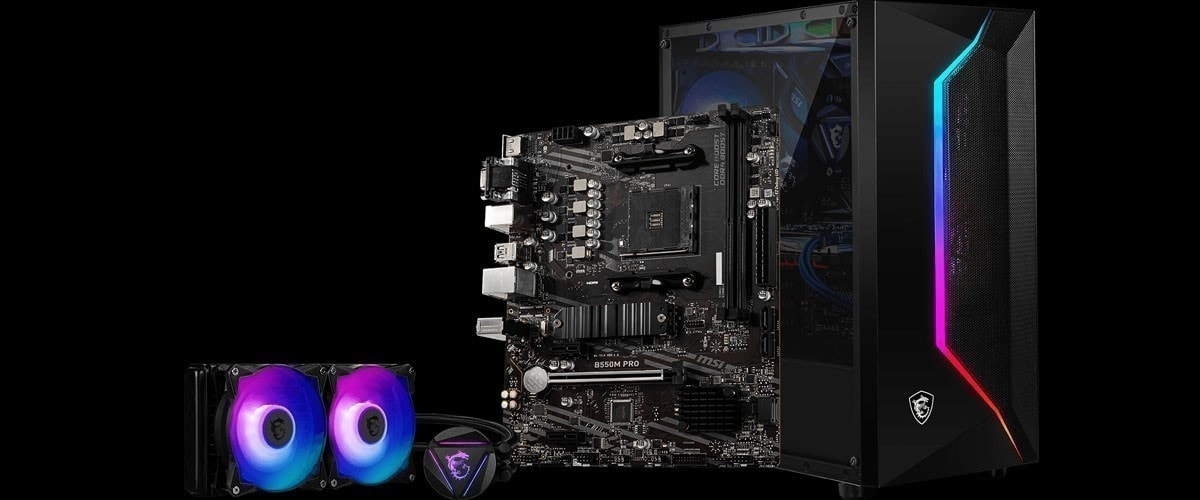 MSI B550M PRO 4600MHz(OC) Anakart – görsel 1