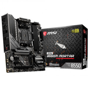 Msi Mag B550m Mortar 4400mhzoc Ddr4 Soket Am4 M 2 Matx Anakart