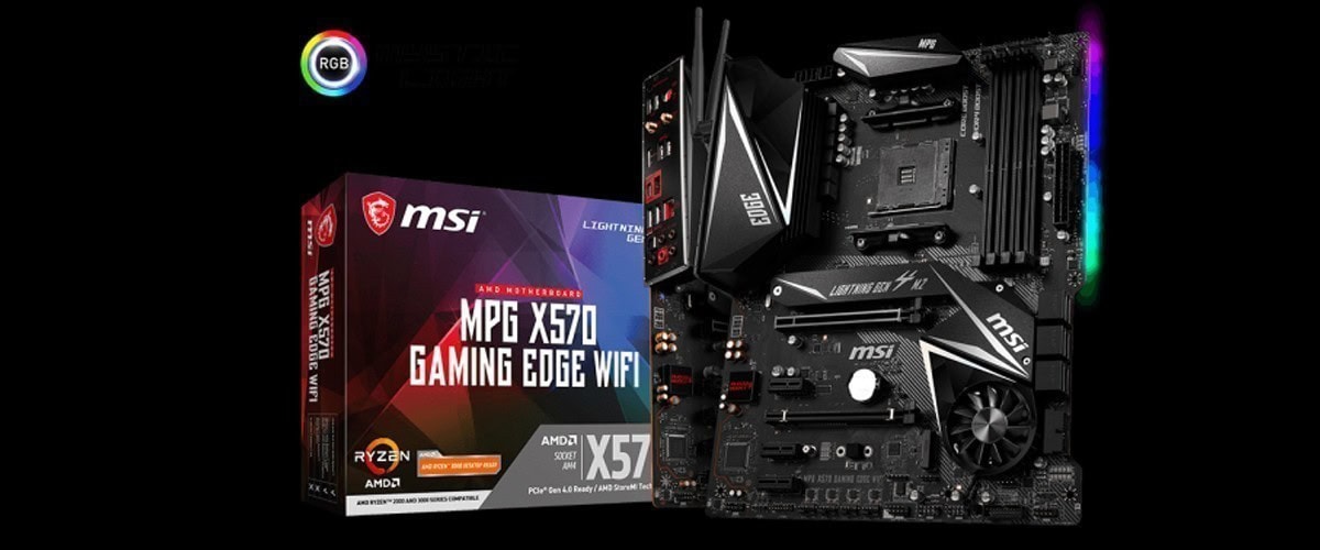 MSI MPG X570 GAMING EDGE WiFi Anakart – görsel 1