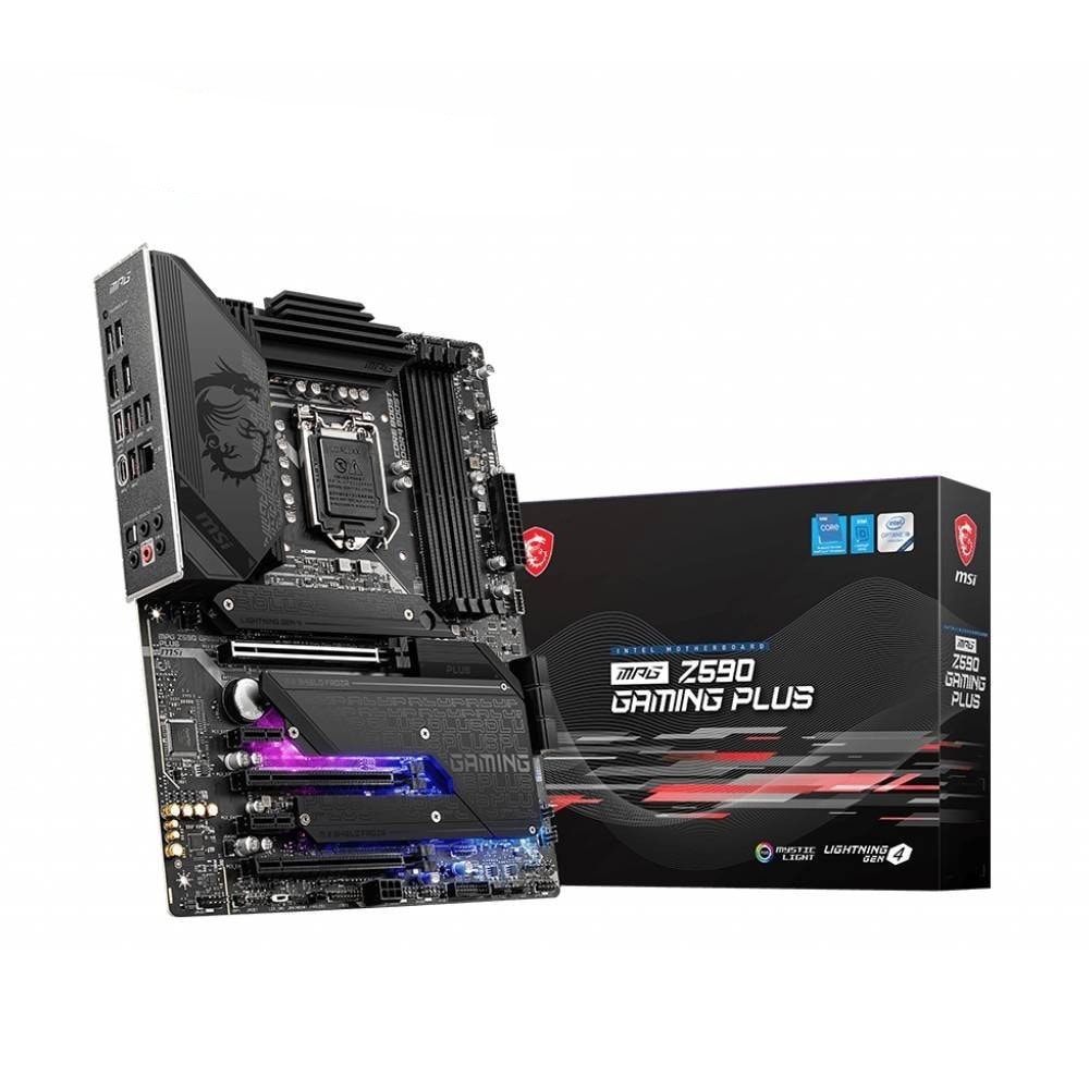 Msi Mpg Z590 Gaming Plus 5333mhzoc Ddr4 Soket 1200 M 2 Atx Anakart