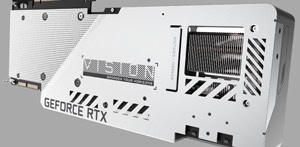 GIGABYTE GeForce RTX 3090 VISION OC Ekran Kartı – METAL ARKA PLAKA