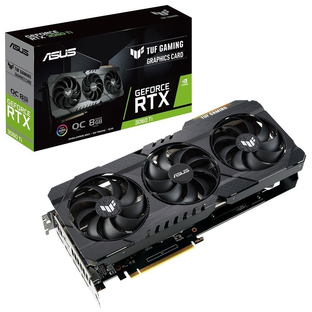 Asus Geforce Rtx 3060 Ti Tuf Gaming V2 Oc 8gb Gddr6 256 Bit Ekran Karti
