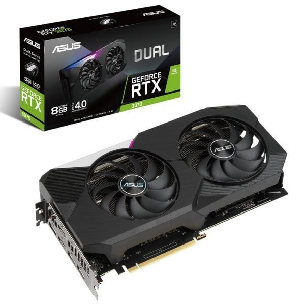 Asus Dual Geforce Rtx 3070 V2 8gb Gddr6 256bit Ekran Karti