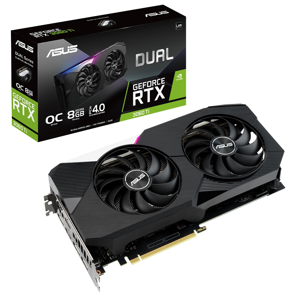 Asus Geforce Rtx 3060 Ti Dual V2 Oc 8gb Gddr6 256 Bit Ekran Karti Y