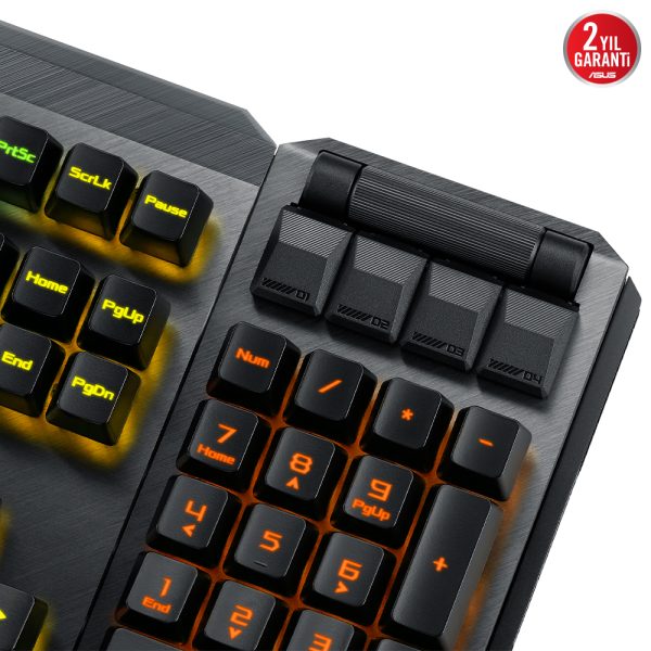 Asus Rog Claymore Ii Moduler Tkl Rx Red Switch Rgb Kablosuz Turkce Mekanik Gaming Klavye 12