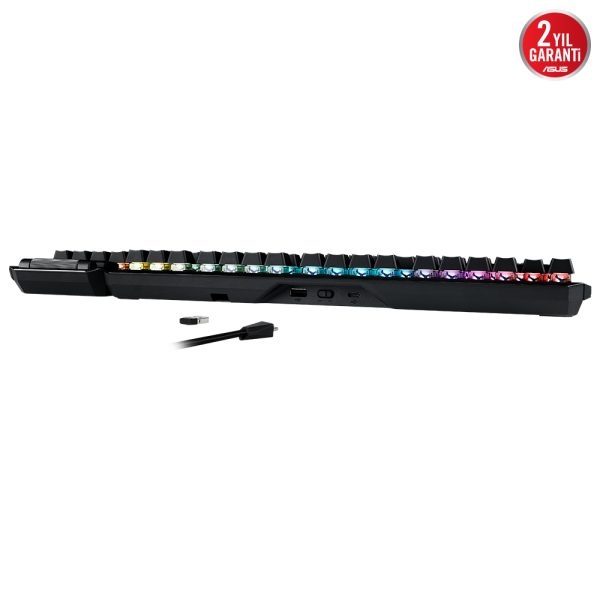 Asus Rog Claymore Ii Moduler Tkl Rx Red Switch Rgb Kablosuz Turkce Mekanik Gaming Klavye 13