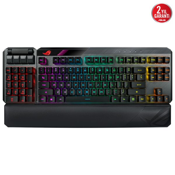 Asus Rog Claymore Ii Moduler Tkl Rx Red Switch Rgb Kablosuz Turkce Mekanik Gaming Klavye 4