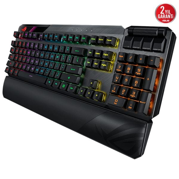 Asus Rog Claymore Ii Moduler Tkl Rx Red Switch Rgb Kablosuz Turkce Mekanik Gaming Klavye 9