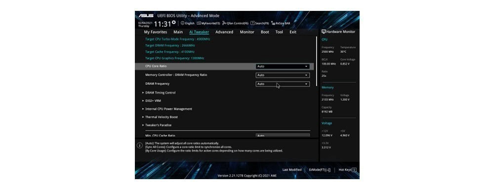 ASUS B560M-P SI 5000MHz(OC) Anakart – Ciddi Uzmanlar İçin Gelişmiş Ayarlar