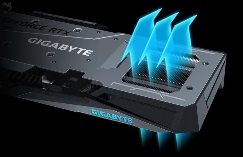 GIGABYTE GeForce RTX 3060 Ti GAMING Ekran Kartı – Grafen Nano Yağlayıcı