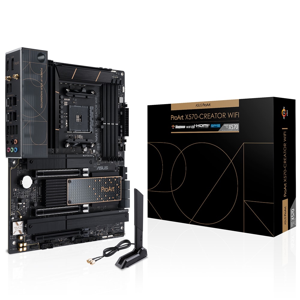 Asus Proart X570 Creator Wifi 5100mhz Oc Ddr4 Soket Am4 Hdmi Dp Atx Anakart Y