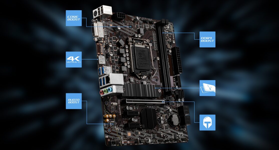 MSI B460M-A PRO Anakart – görsel 1