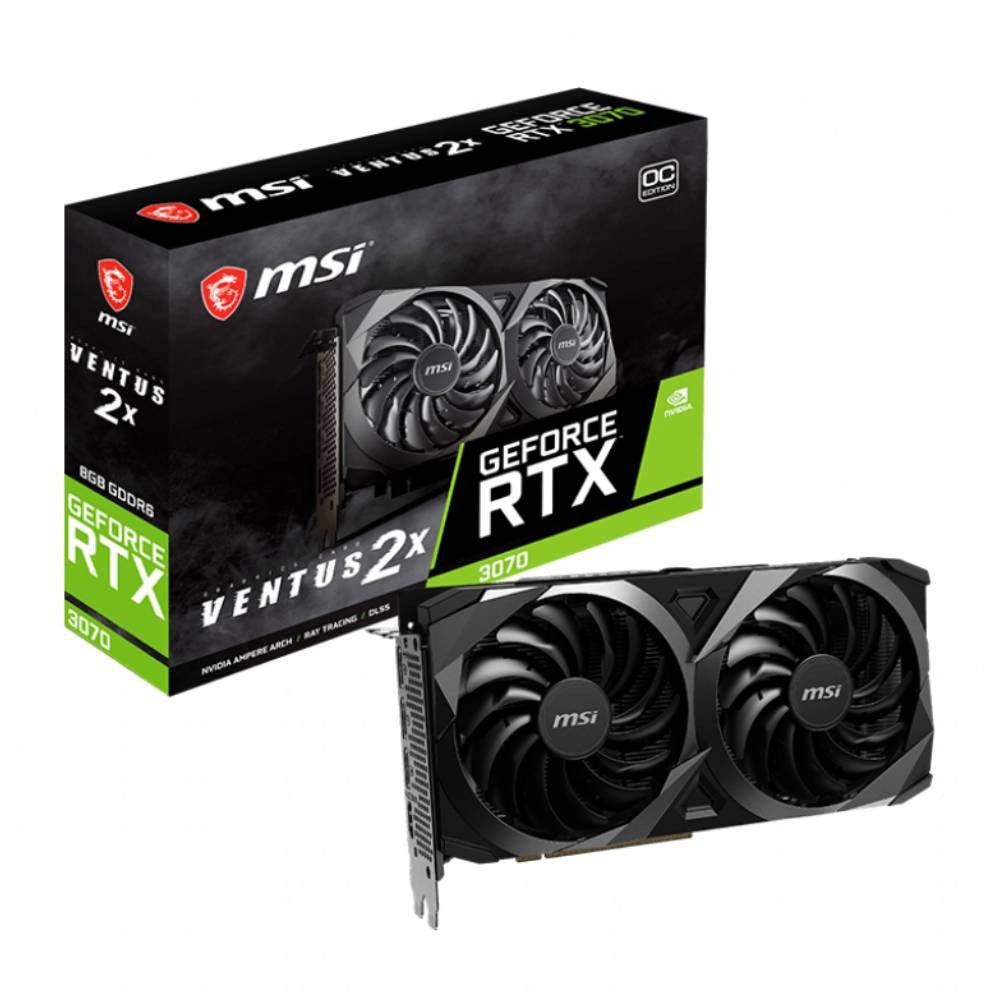 Msi Geforce Rtx 3070 Ventus 2x Oc Lhr 8gb Gddr6 256 Bit Ekran Karti