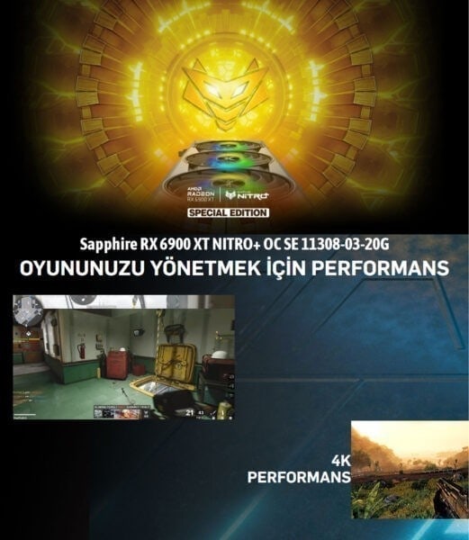 SAPPHIRE Radeon RX 6900 XT NITRO+ Ekran Kartı – görsel 1