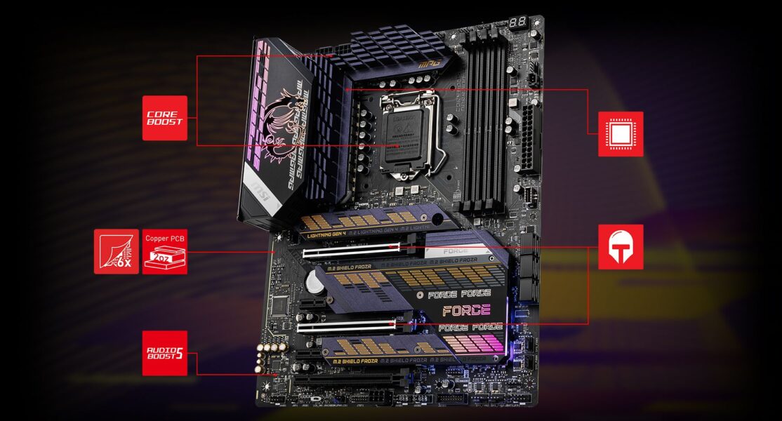 MSI MPG Z590 GAMING FORCE 5333MHz(OC) Anakart – ÖNE ÇIKAN ÖZELLİKLER