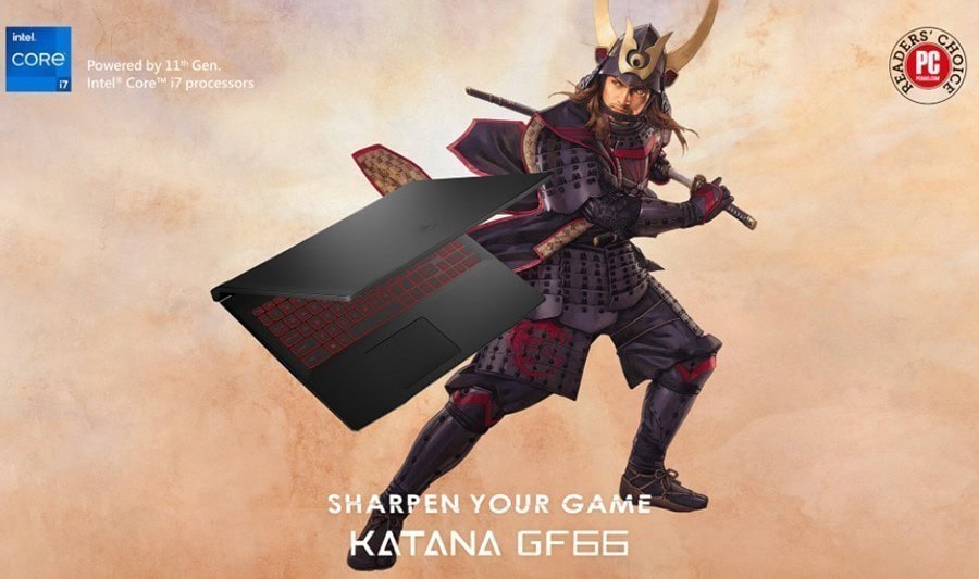 MSI KATANA GF66 11UD-207XTR I7-11800H Notebook – görsel 2