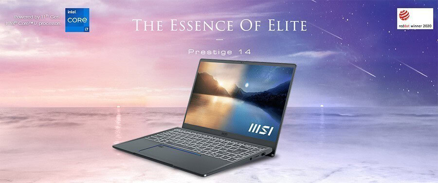 MSI PRESTIGE 14 EVO A11M-499TR i7-1185G7 Notebook – görsel 2