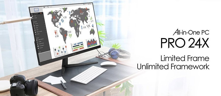 MSI PRO 24X 10M-043EU i5-10210U Bilgisayar – görsel 2