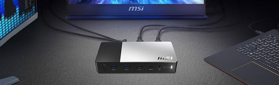 MSI USB-C Docking Station Gen 2 Çoğaltıcı – görsel 2