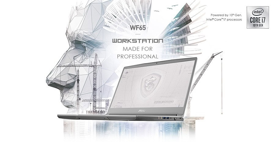 MSI WF65 10TJ-826TR i7-10750H Notebook – görsel 2