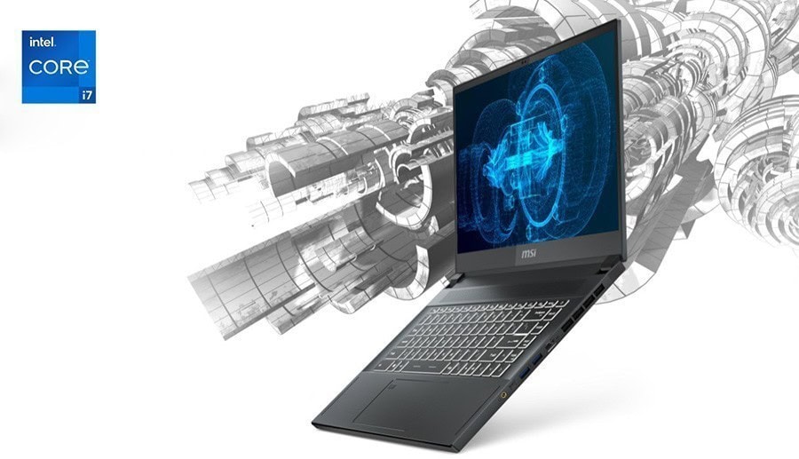 MSI WS76 11UM-615TR i9-11900H Notebook – görsel 2
