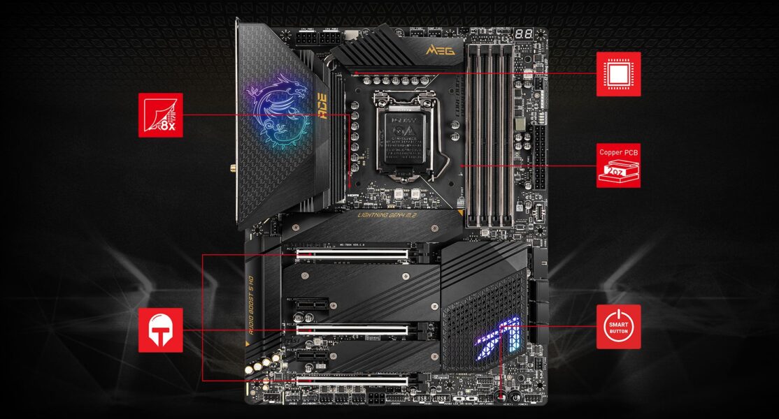 MSI MEG Z590 ACE 5600MHz(OC) Anakart – SİSTEMİNİZİN SAĞLAM TEMEL TAŞI