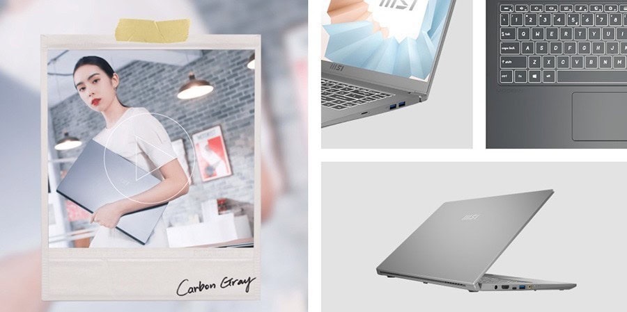 MSI MODERN 15 A11MU-839XTR i5-1155G7 Notebook – görsel 3