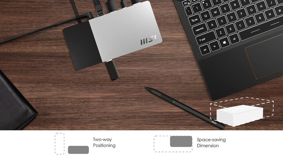 MSI USB-C Docking Station Gen 2 Çoğaltıcı – ÇOK AMAÇLI - Rakipsiz İş Verimliliği