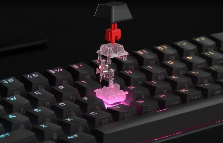 CORSAIR K65 MINI Gaming Klavye – DOĞRUSAL VE PÜRÜZSÜZ