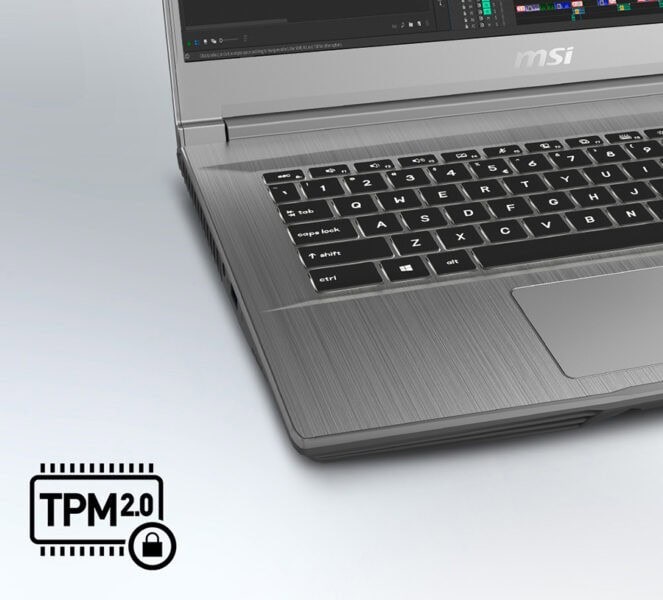 MSI WF65 10TJ-826TR i7-10750H Notebook – GİZLİLİK VE GÜVENLİK