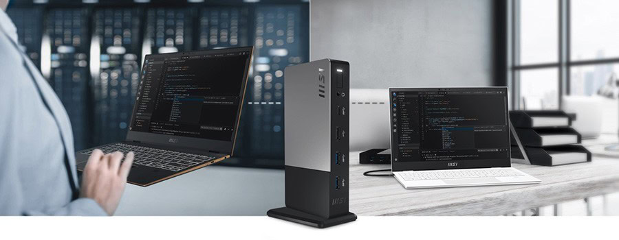 MSI USB-C Docking Station Gen 2 Çoğaltıcı – Sadece Bir Tıklama Uzağınızda