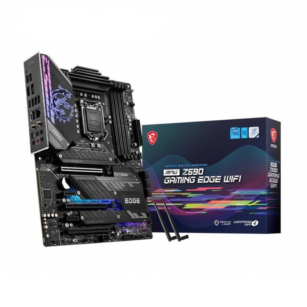 Msi Mpg Z590 Gaming Edge Wifi 5333mhz Oc Ddr4 Soket 1200 M 2 Hdmi Dp Atx Anakart 5