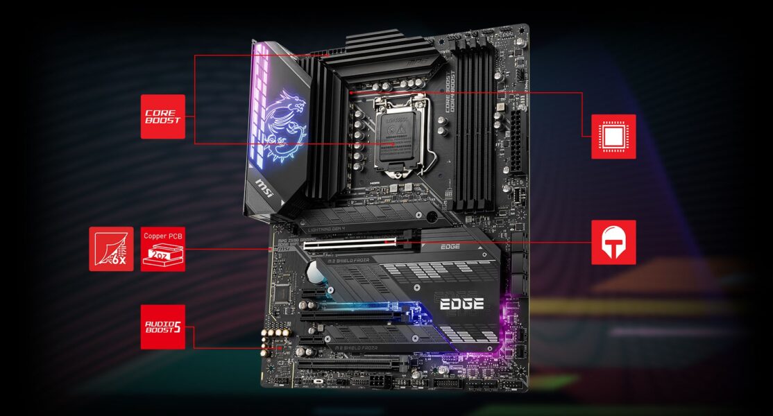 MSI MPG Z590 GAMING EDGE WIFI Anakart – görsel 1