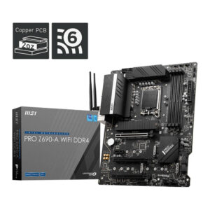 Msi Pro Z690 A Wifi Ddr4 5200mhzoc M 2 1700p Atx Anakart