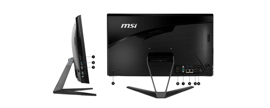MSI PRO 22XT 10M-277TR 21.5" Bilgisayar – VESA UYUMLULUĞU, görsel 14
