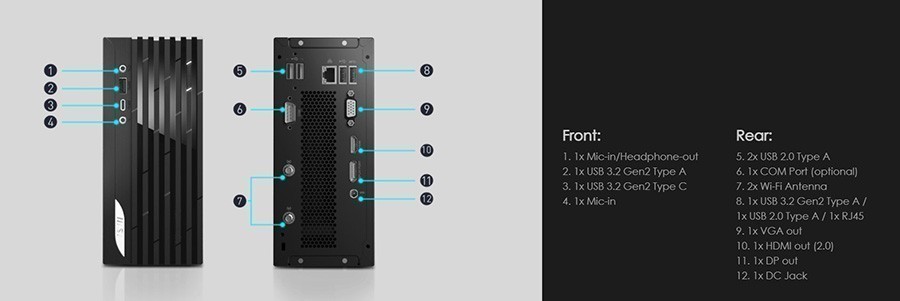 MSI PRO DP20Z 5M-013TR Masaüstü Bilgisayar – VESA Montaj Desteği