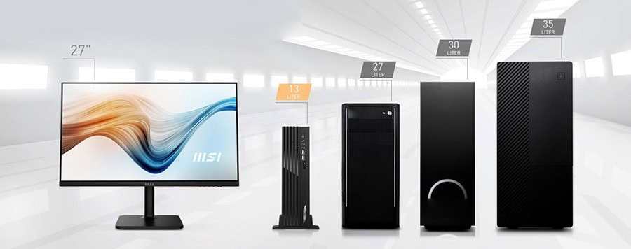MSI PRO DP130 11QL-018XTR i3-10105F Masaüstü Bilgisayar – Farklı Senaryolar için Hazır, görsel 5