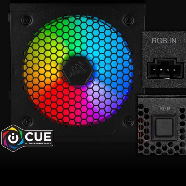 CORSAIR CX750F PSU – PARLAK AYDINLATMA, AKILLI KONTROLLÜ