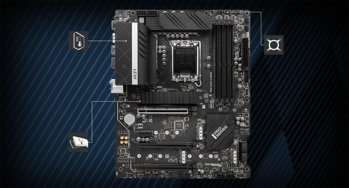 MSI PRO Z690-A Anakart – ÜST SINIF TERMAL ÇÖZÜM