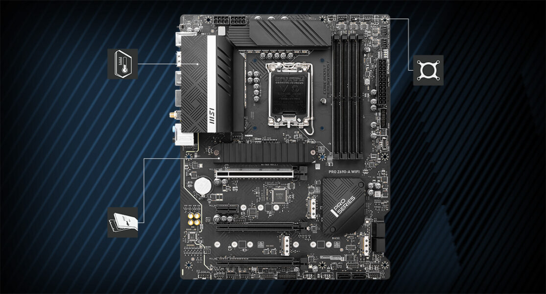 MSI PRO Z690-A WiFi Anakart – ÜST SINIF TERMAL ÇÖZÜM