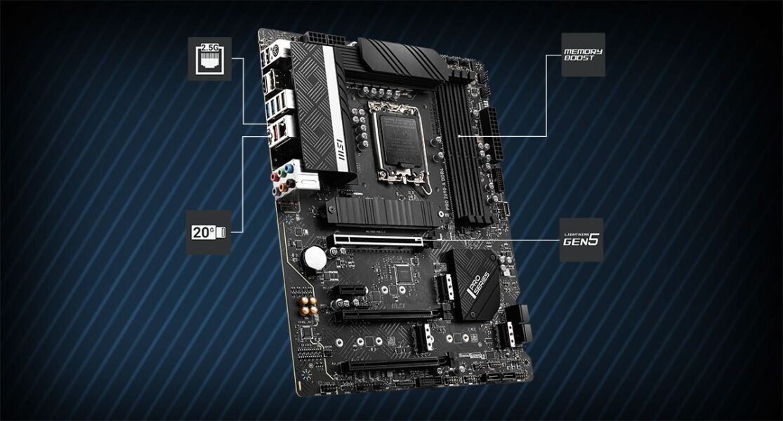 MSI PRO Z690-A Anakart – HIGH-SPEED TRANSMISSION