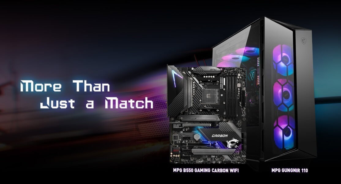 MSI MPG B550 GAMING CARBON WiFi Anakart – Lightning Gen 4 Çözümü