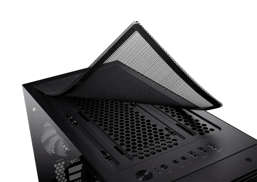 MSI MAG VAMPIRIC 011C Tempered Glass Kasa – ÜST MANYETİK FİLTRE, görsel 7