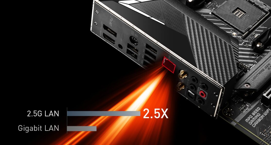 MSI MPG B550 GAMING CARBON WiFi Anakart – OYUN SİSTEMİNİZİ ÖZELLEŞTİRİN