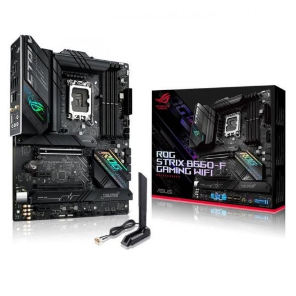 Asus Rog Strix B660 F Gaming Wifi 6000mhzoc Ddr5 Soket 1700 M 2 Hdmi Dp Atx Anakart