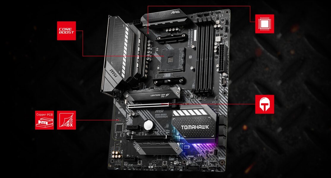 MSI MAG B550 TOMAHAWK 4866MHz(OC) Anakart – ÖNE ÇIKAN ÖZELLİK