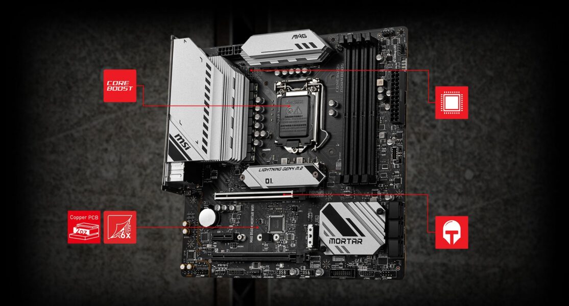 MSI MAG B560M MORTAR WiFi 5066MHz(OC) Anakart – ÖNE ÇIKAN ÖZELLİK