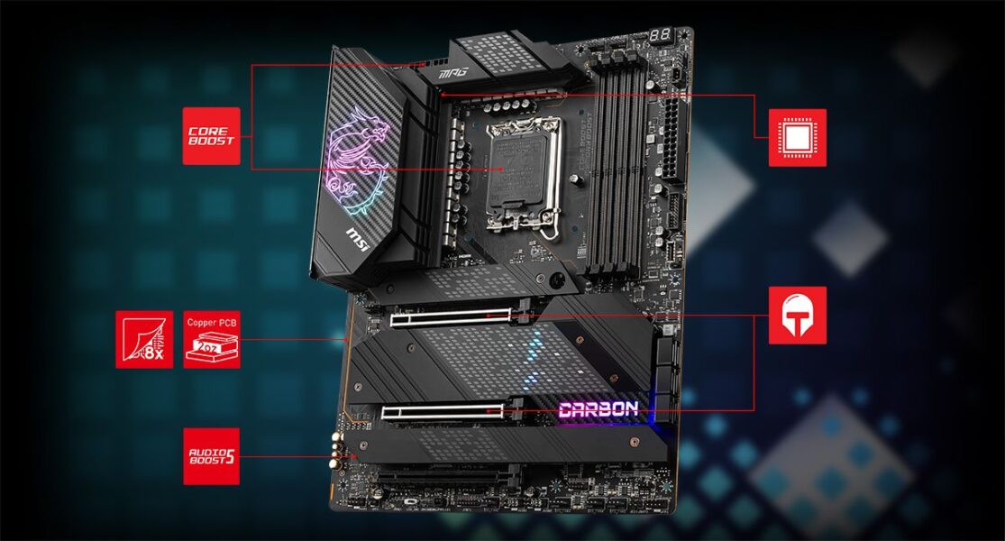 MSI MPG Z690 CARBON WIFI 6666MHz(OC) Anakart – ÖNE ÇIKAN ÖZELLİKLER