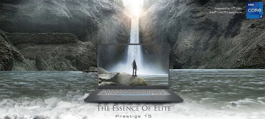 MSI PRESTIGE 15 A11UC-053TR i7-1195G7 Notebook – görsel 1